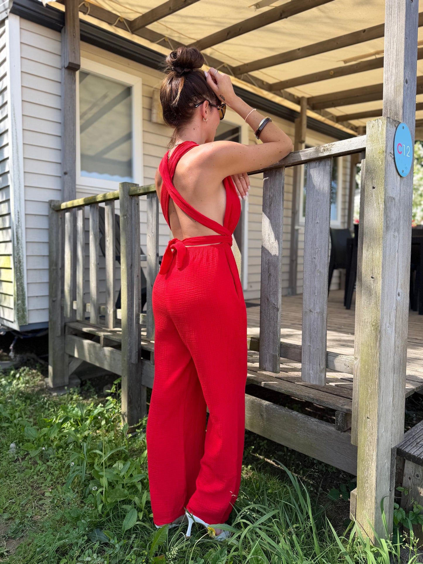 Combinaison Unie Rouge