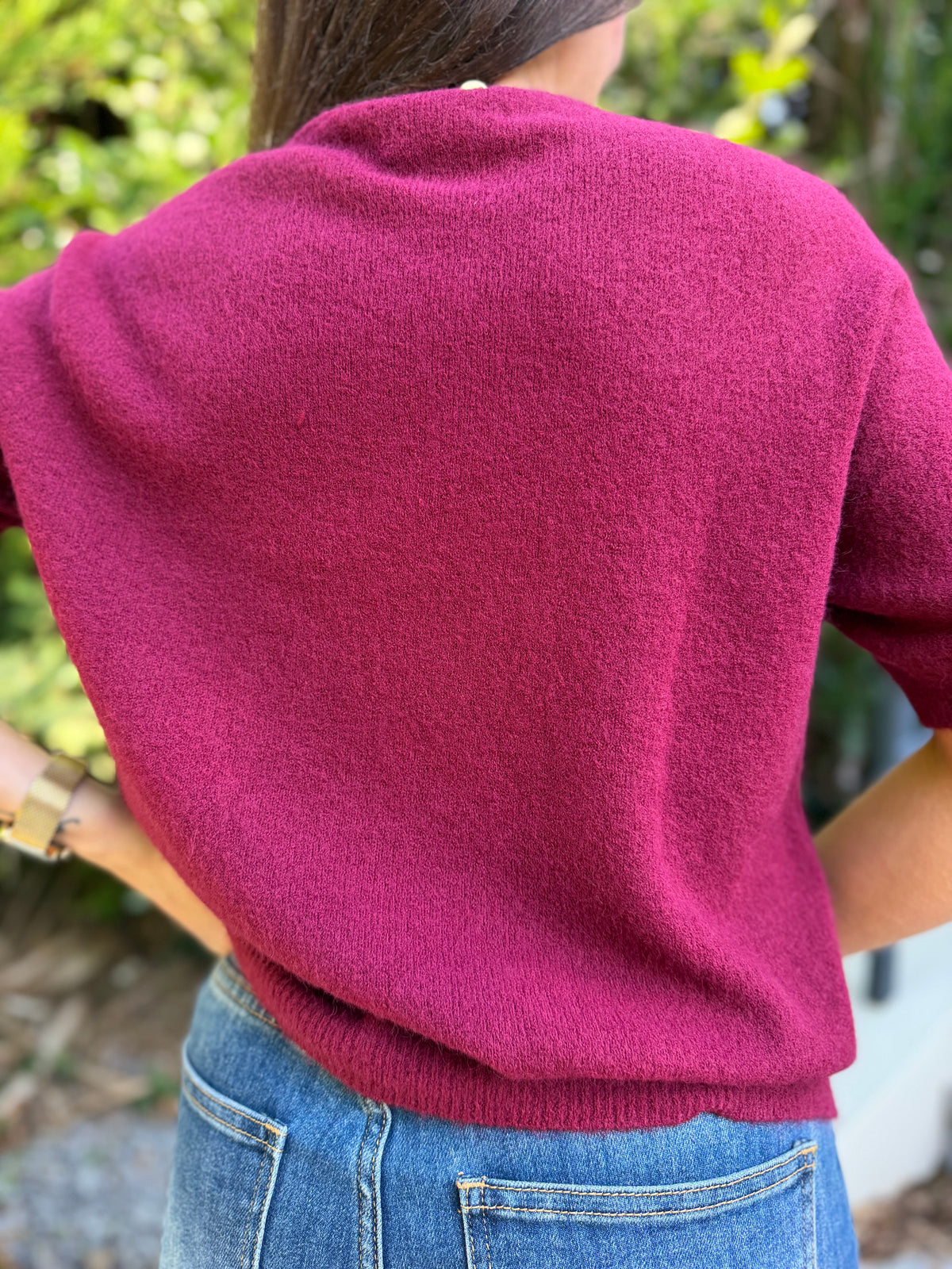 Pull Manche Courte Bordeaux