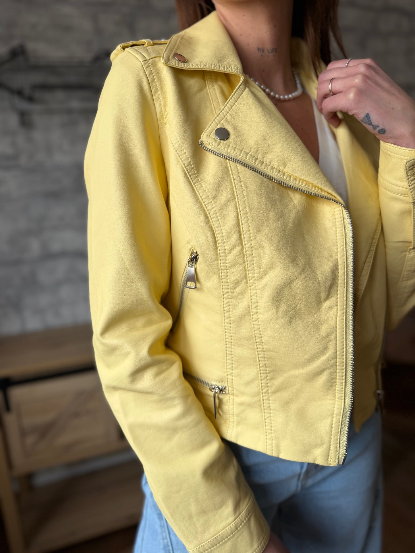 Veste Perfecto Jaune (Taille S)
