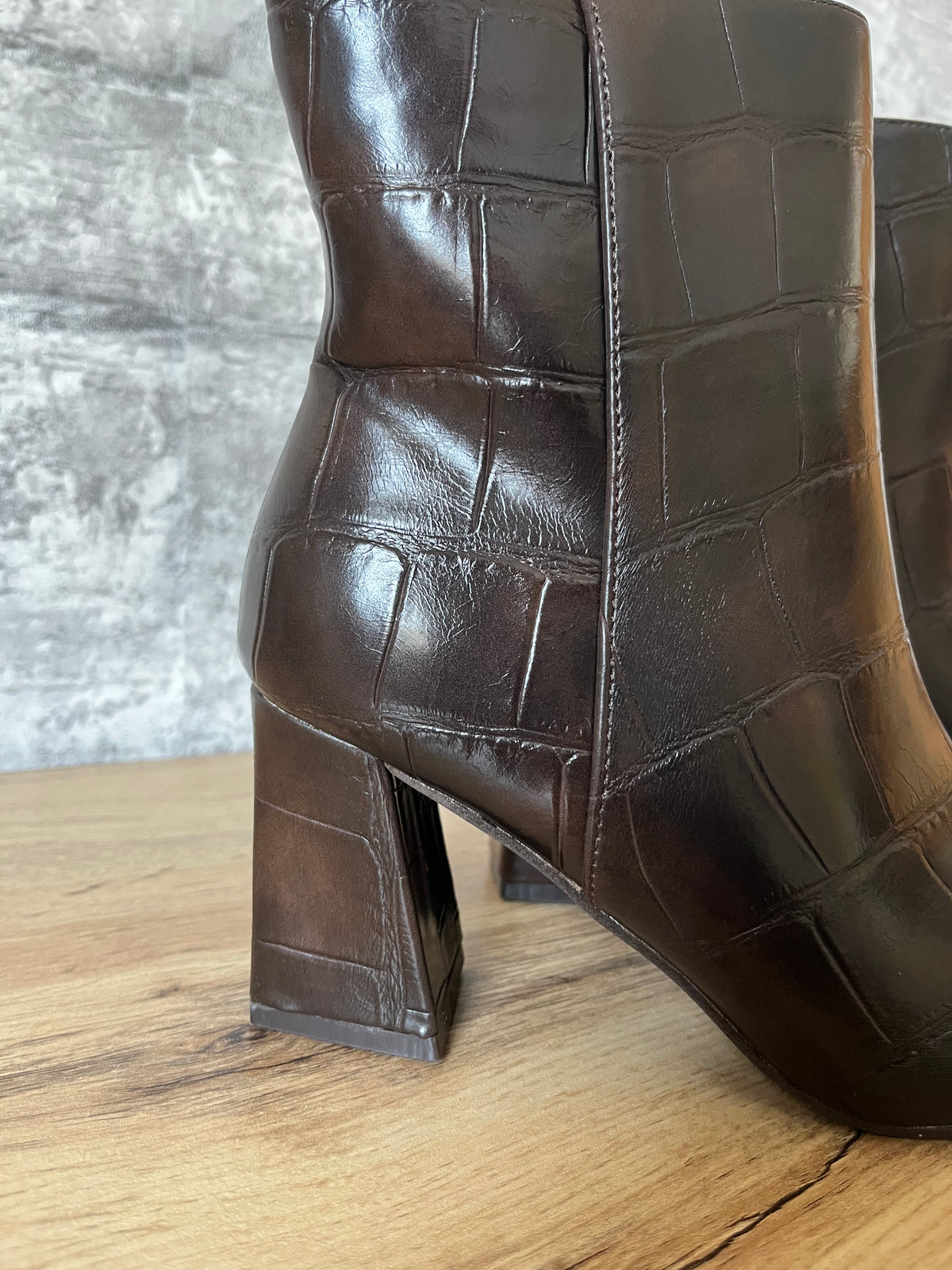 Boots Croco Chocolat