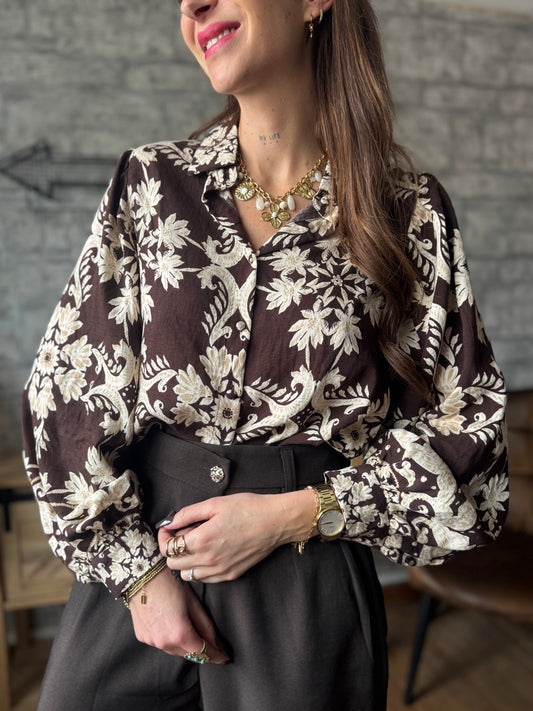 Chemise Trébel Chocolat