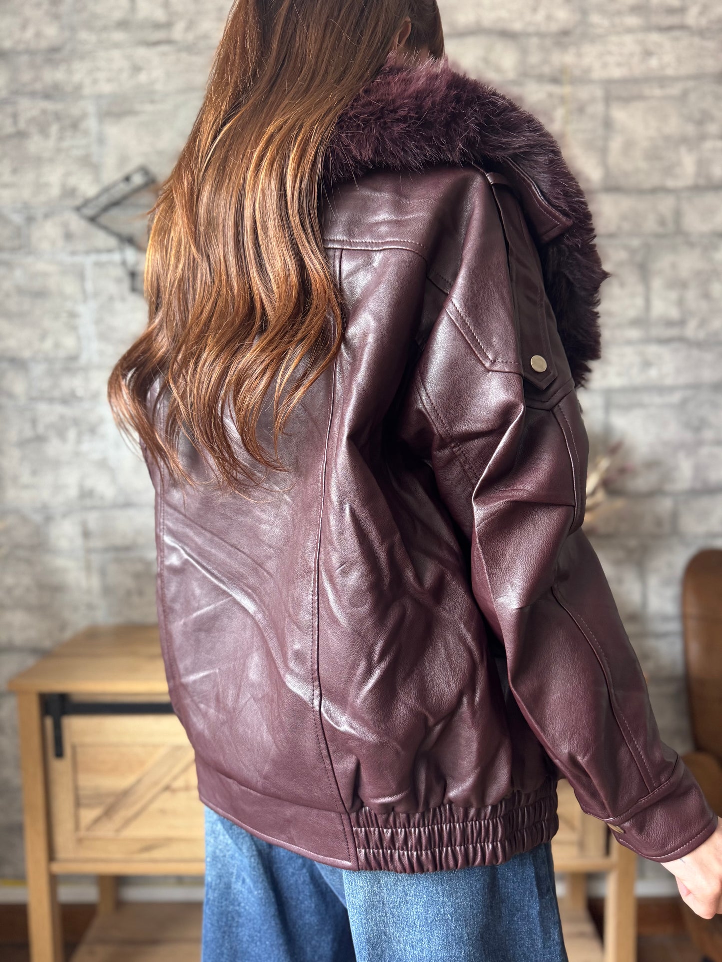 Veste Artika Bordeaux (fourrure amovible)