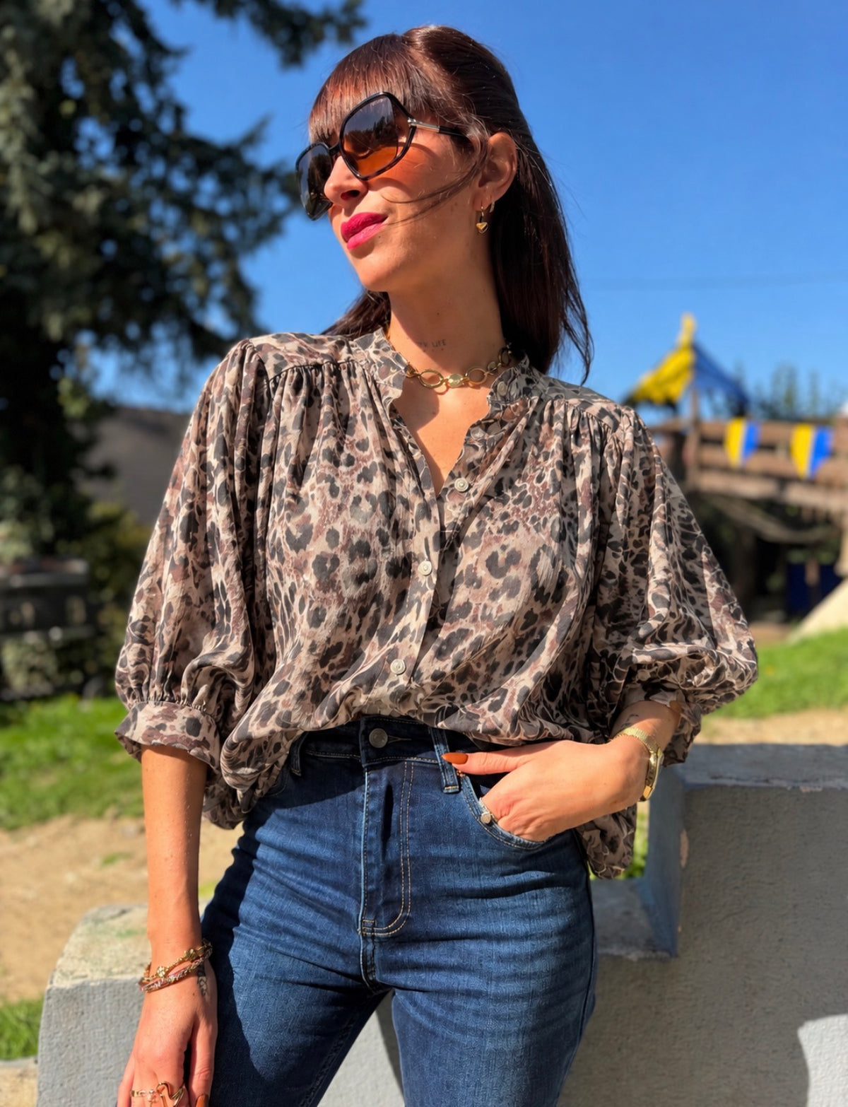 Chemise Léopard New
