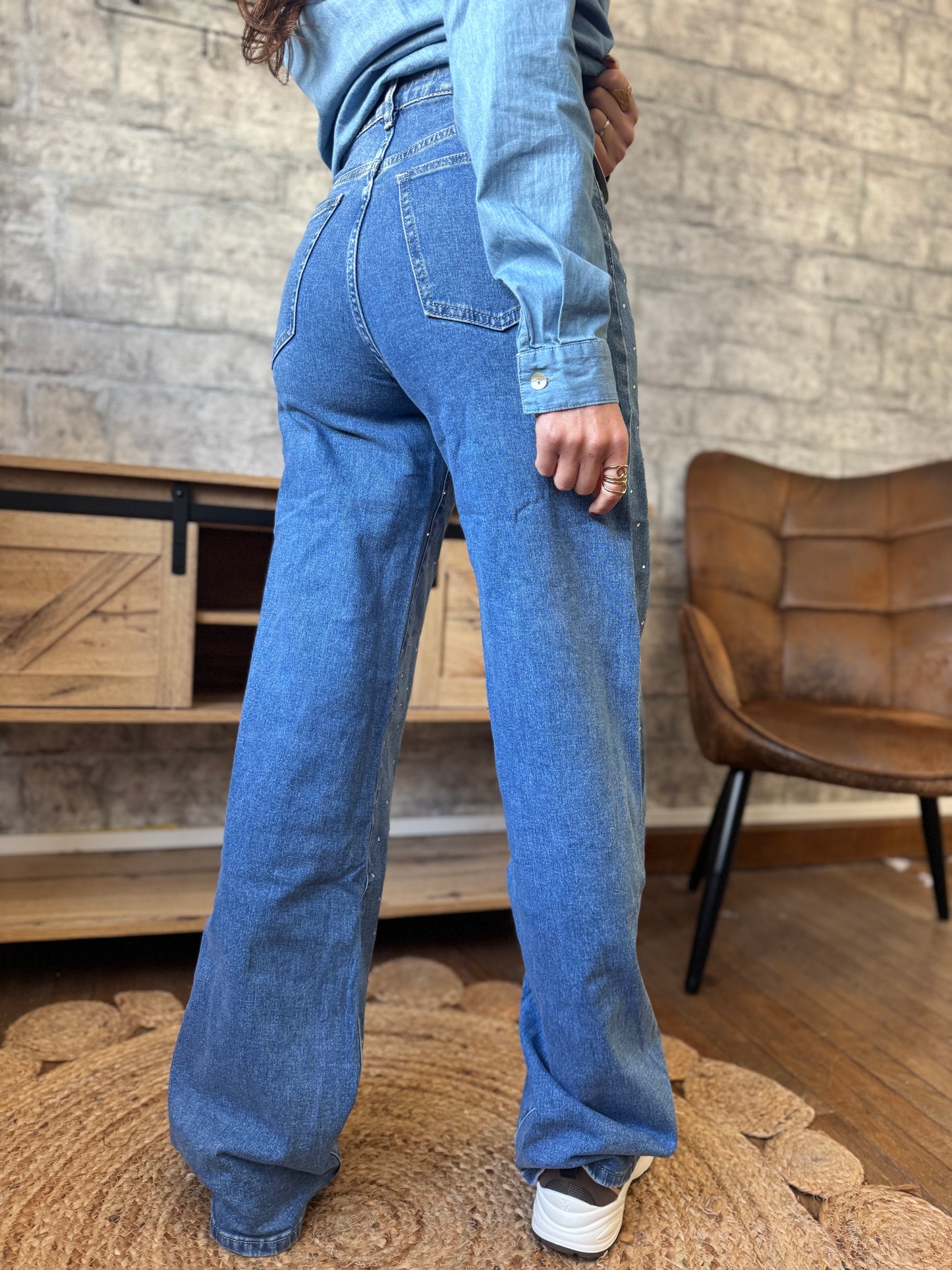 Jean's Strass Extra long