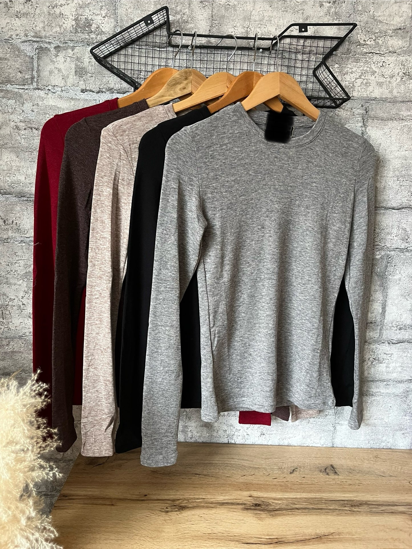 Pull Fin Basic Col Rond