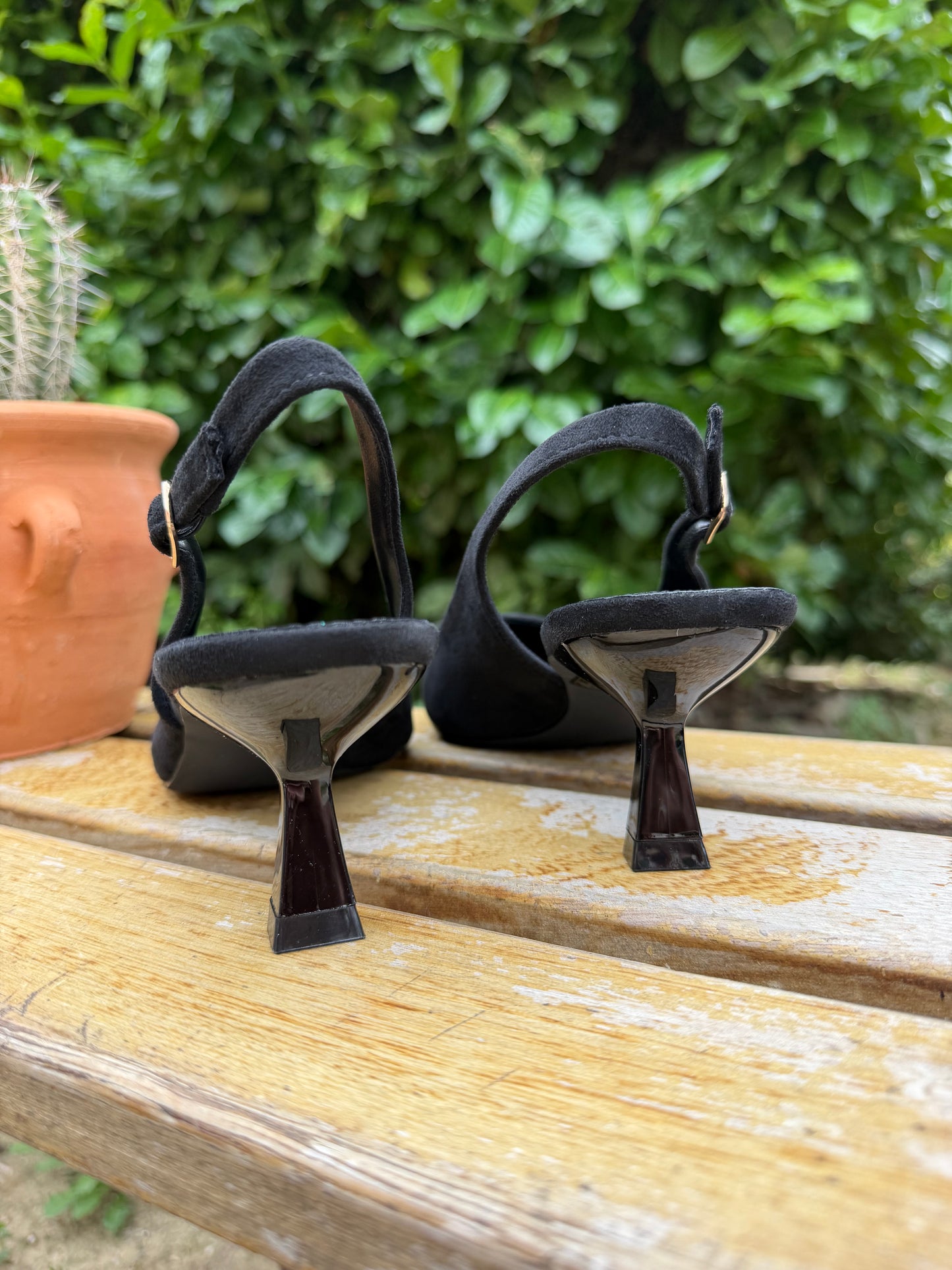 Escarpin Slingback Noir