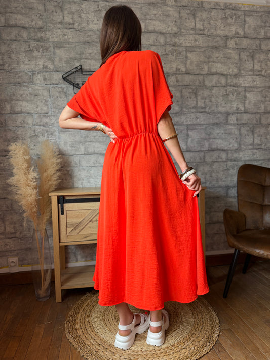 Robe Longue Coline Orange