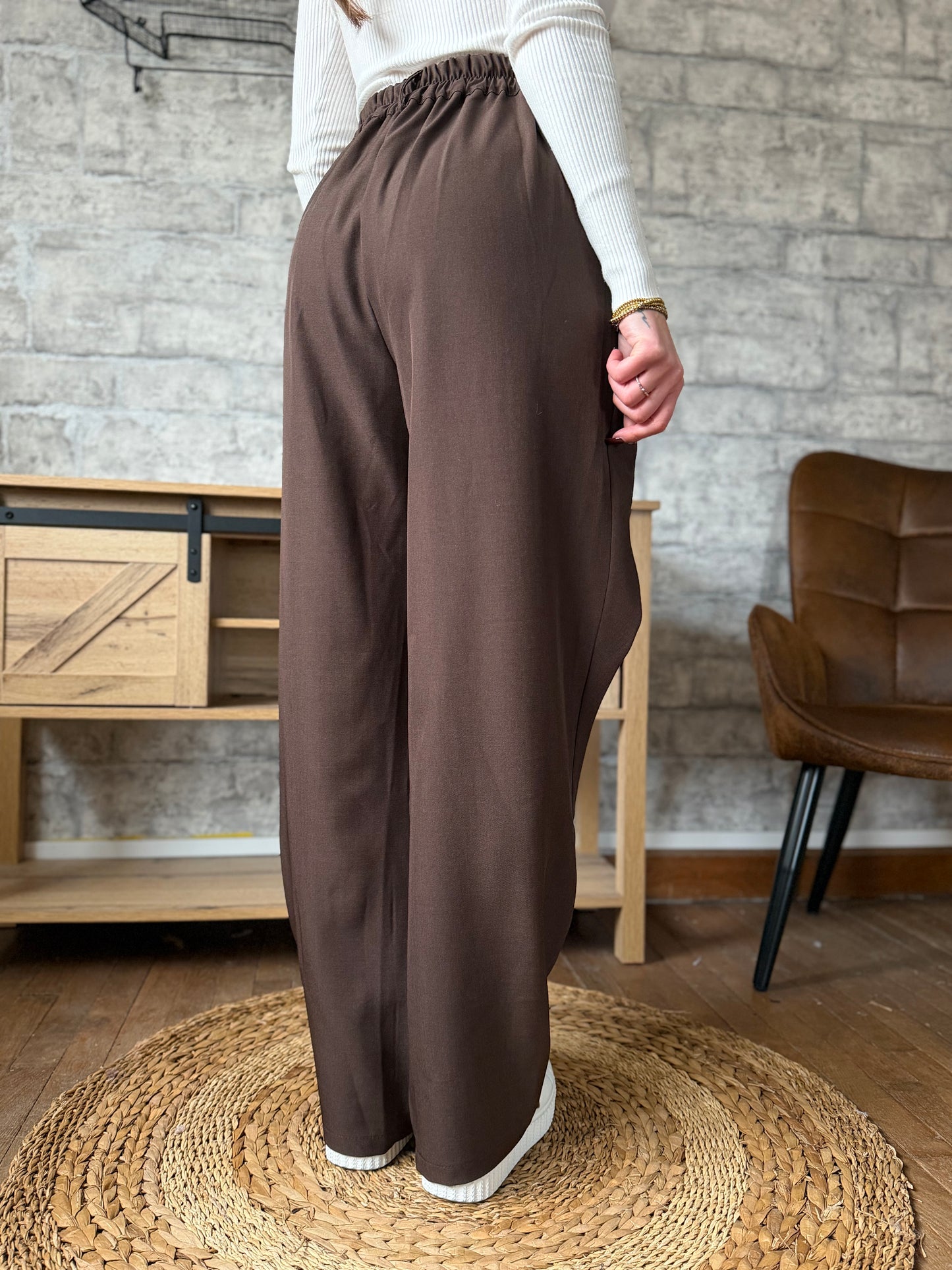 Pantalon Marlone Chocolat