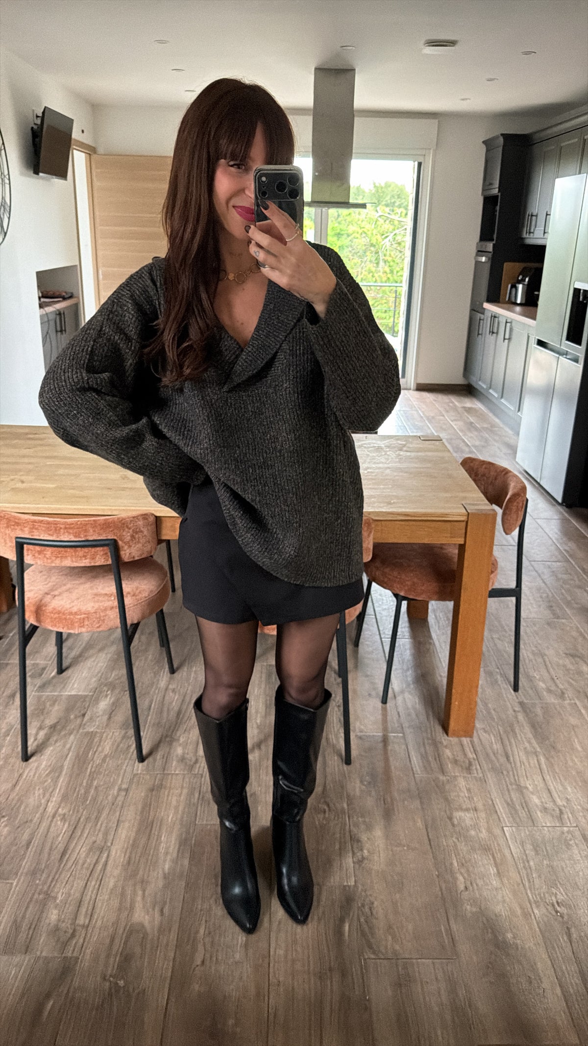 Pull Romain Gris/Taupe