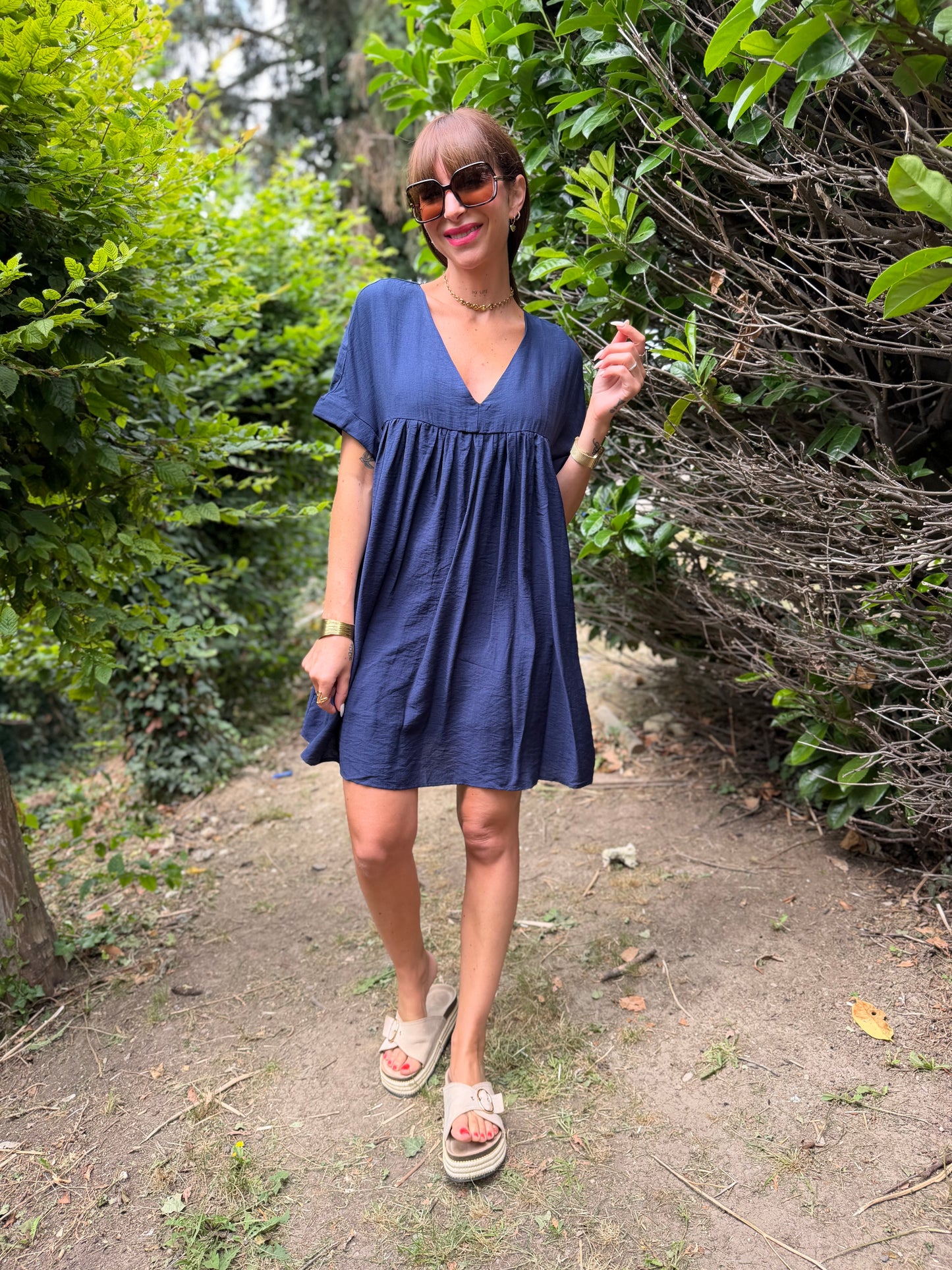Robe Short Bleu Marine