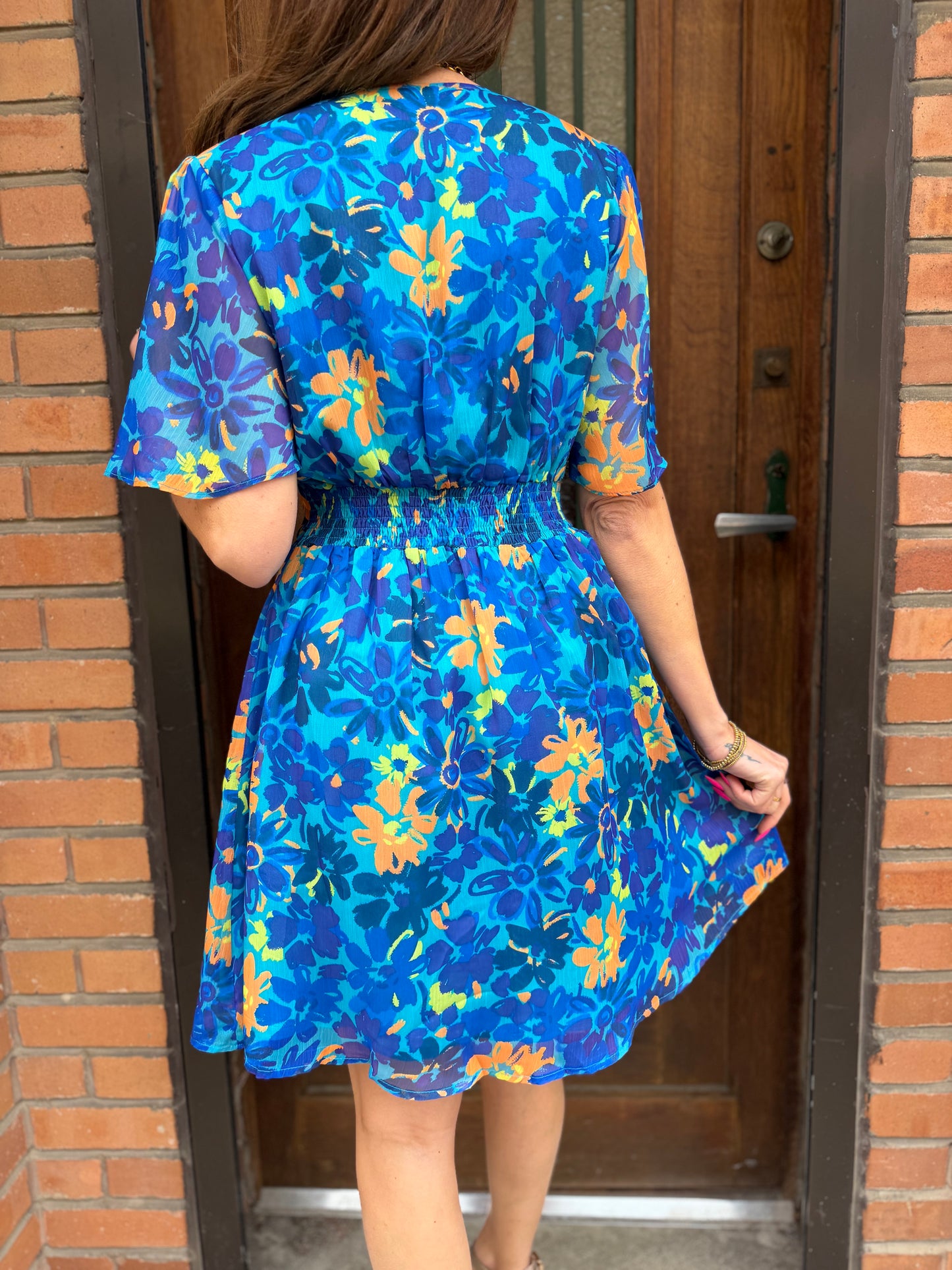 Robe Zoé Bleu