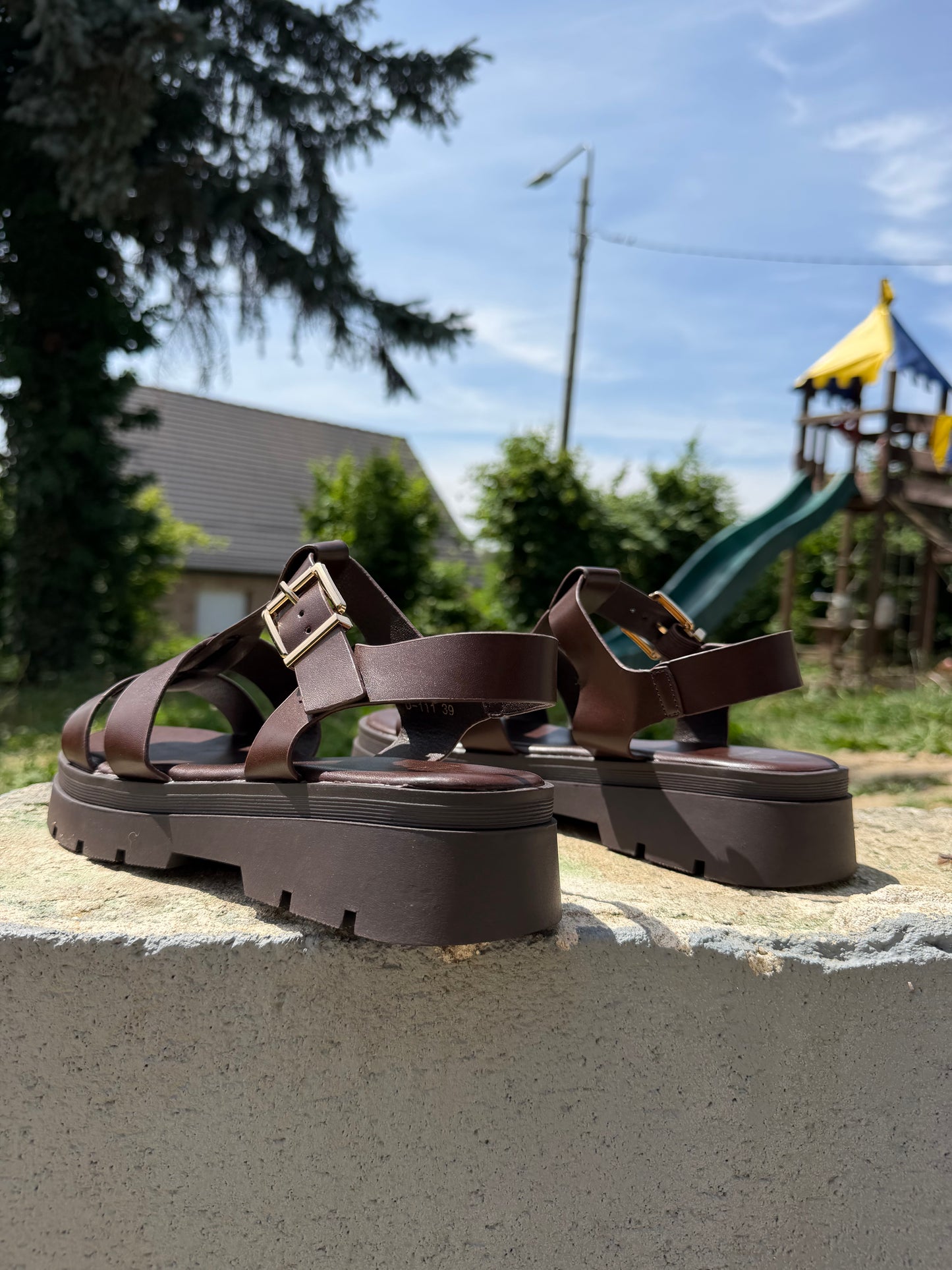 Sandales Abby Chocolat