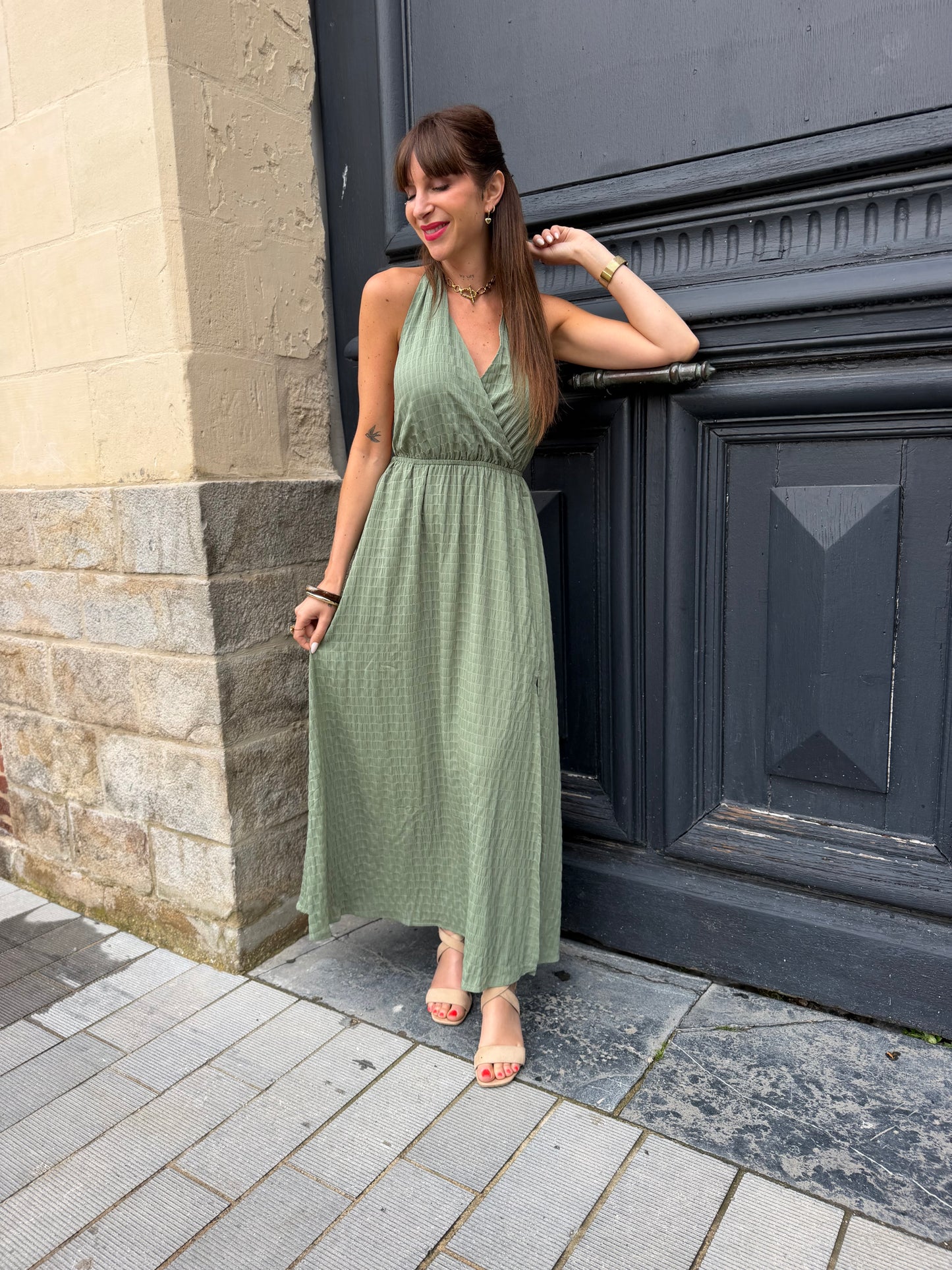 Robe Tiana Kaki