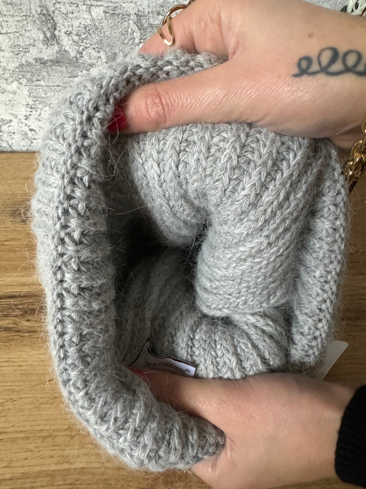 Bonnet Liseré Gris