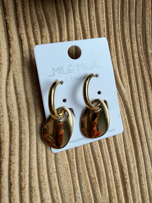 Boucle D’oreille Mao doré