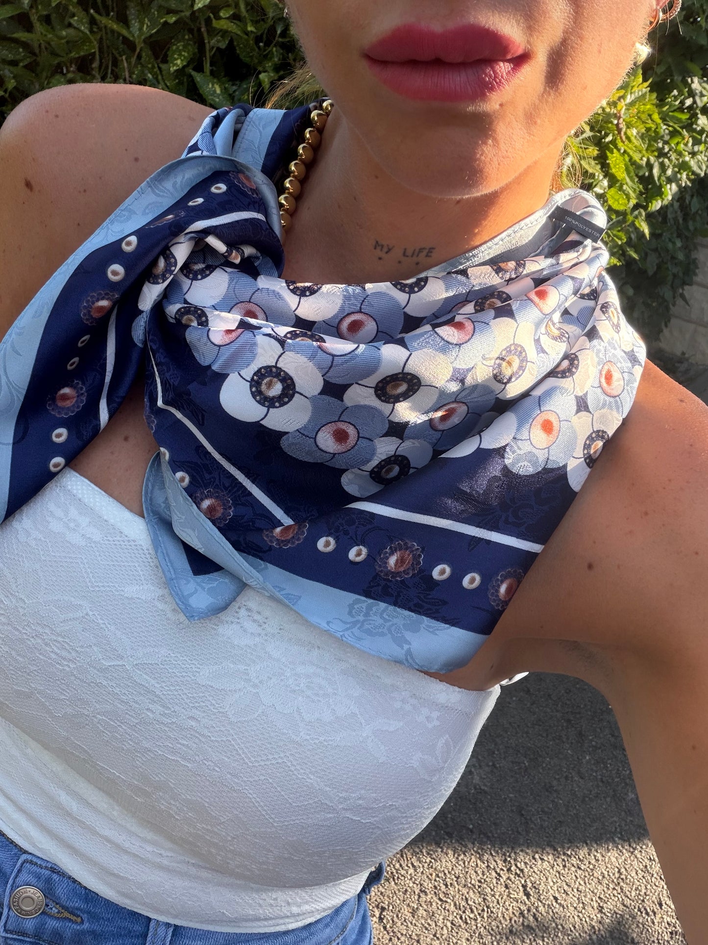 Foulard Bleu