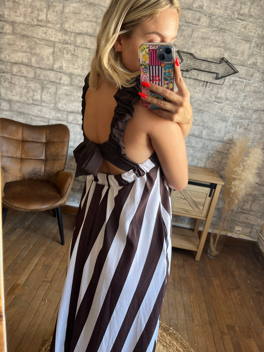 Robe Clémence Chocolat