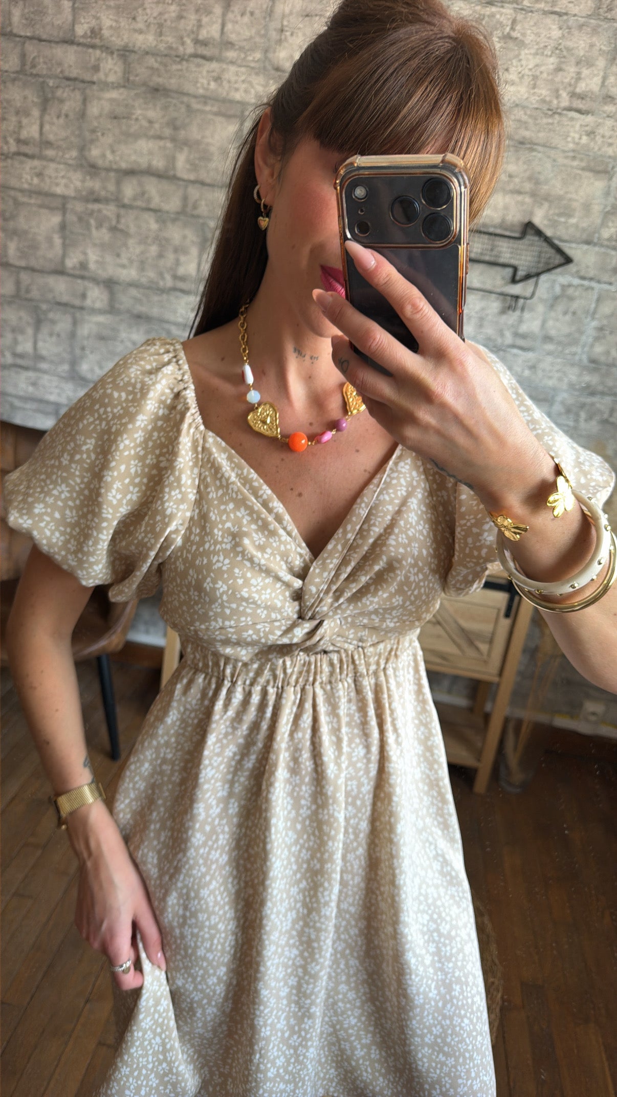 Robe Laly Beige