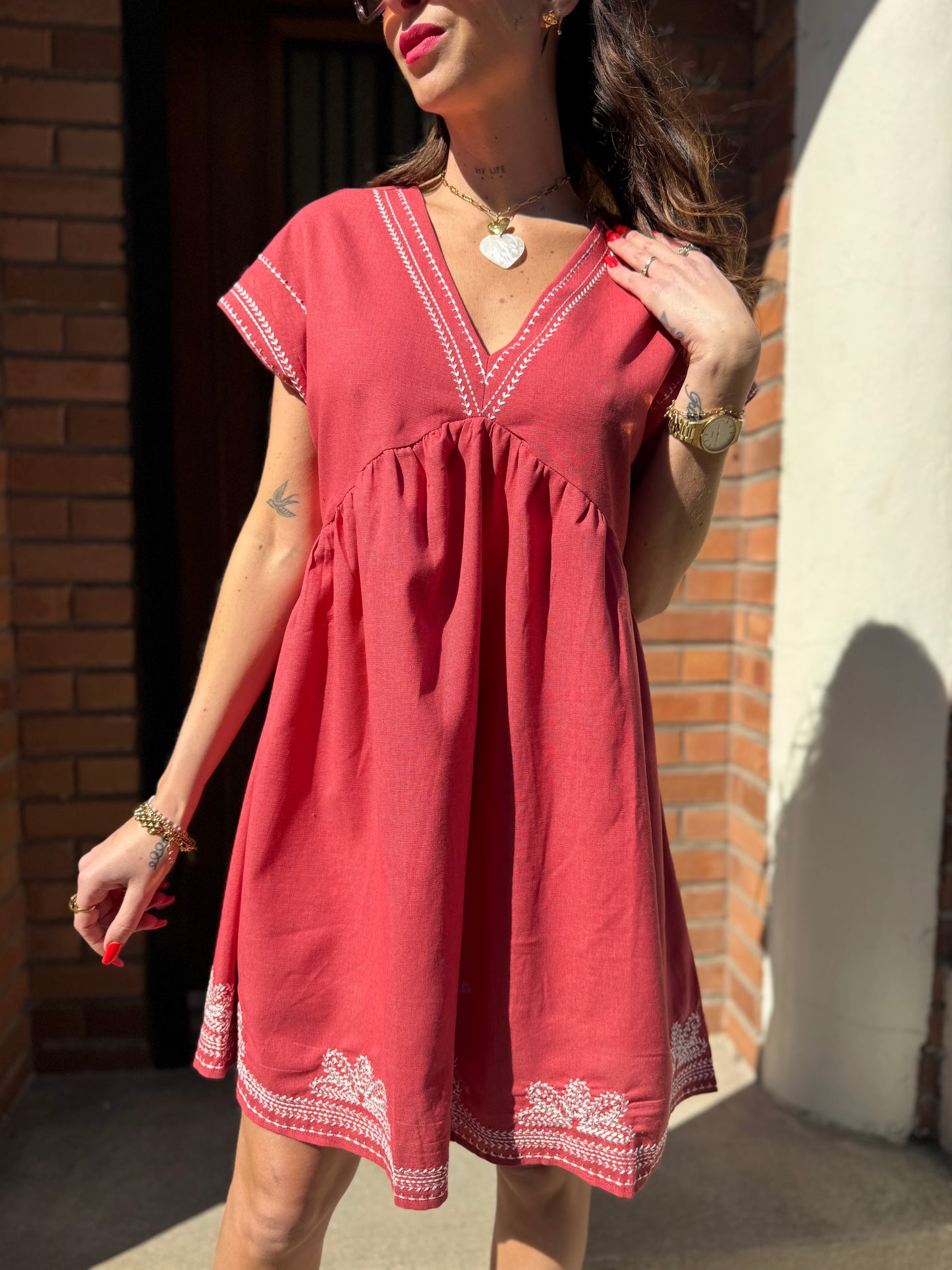 Robe Zoé Terracotta