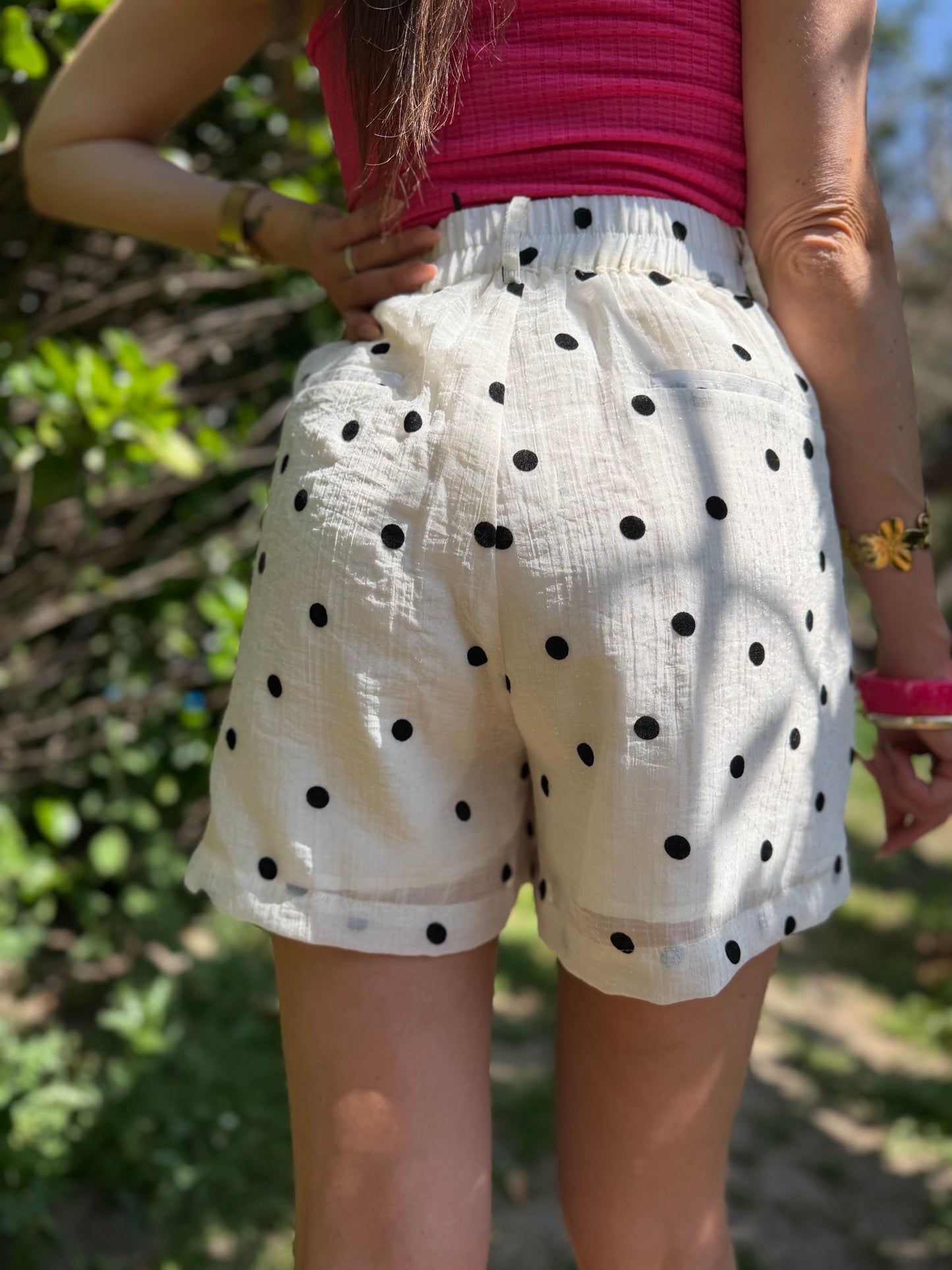 Short Pois Écru