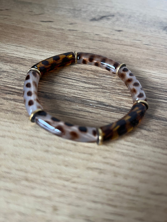 Bracelet Summer Double Leopard
