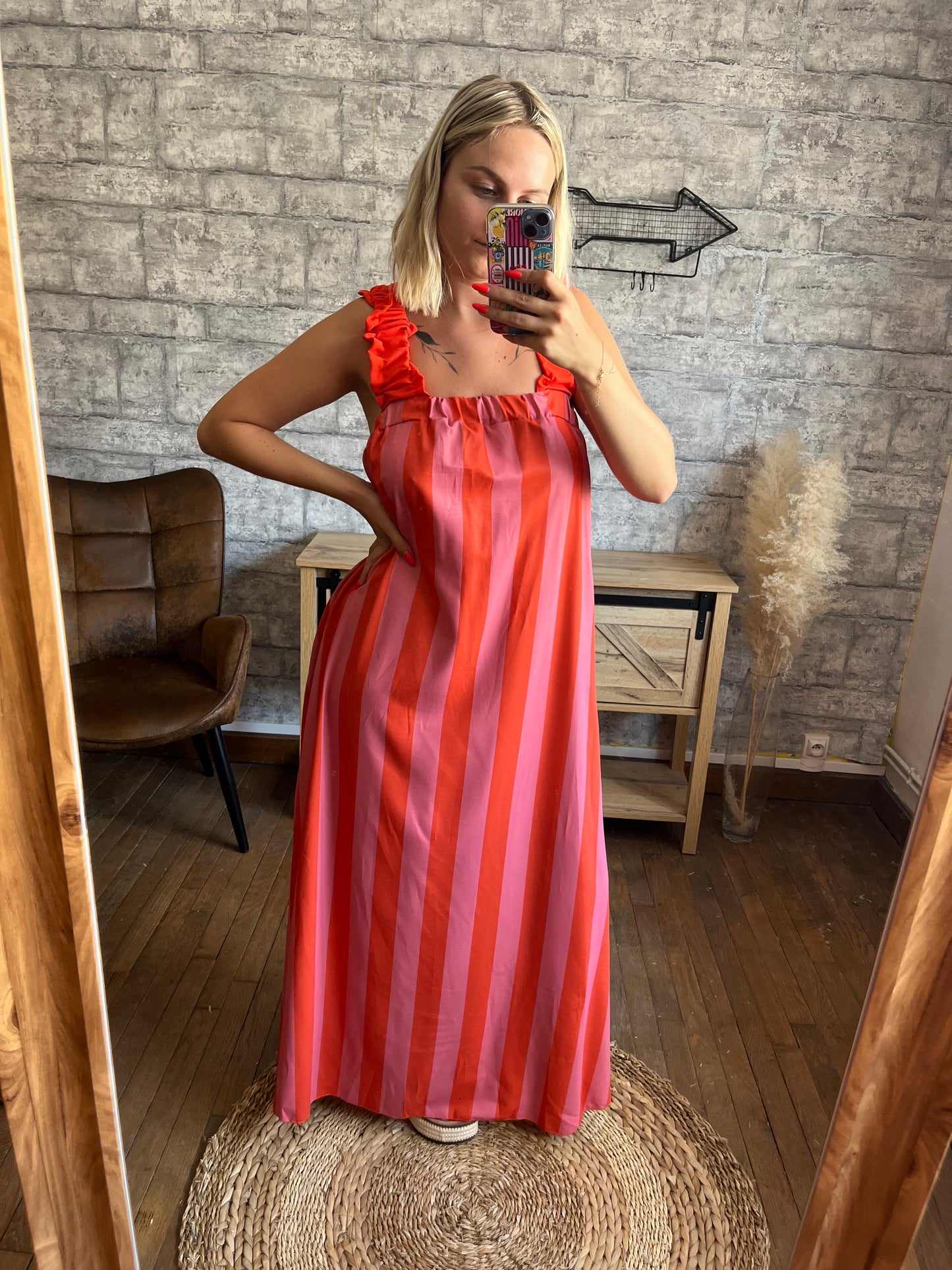 Robe Clémence Orange