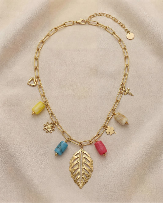 Collier Feuille