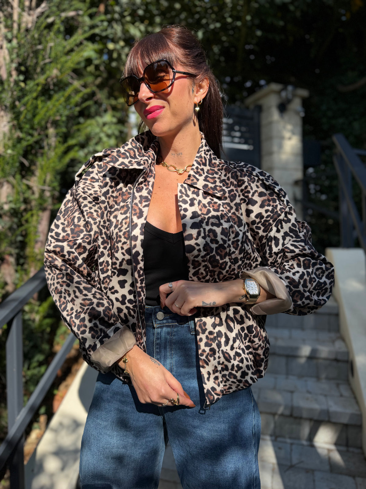 Veste Déperlante Léopard