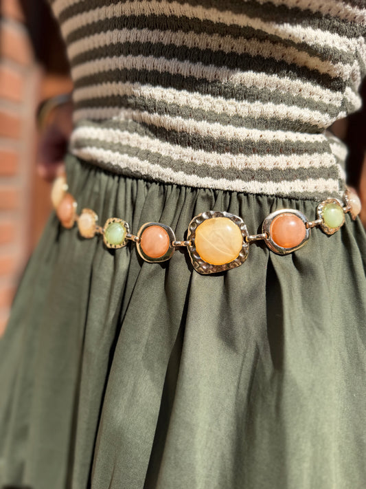 Ceinture Chaîne Jaune