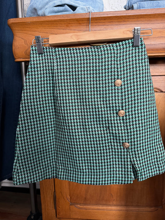 Jupe Carreaux Vert