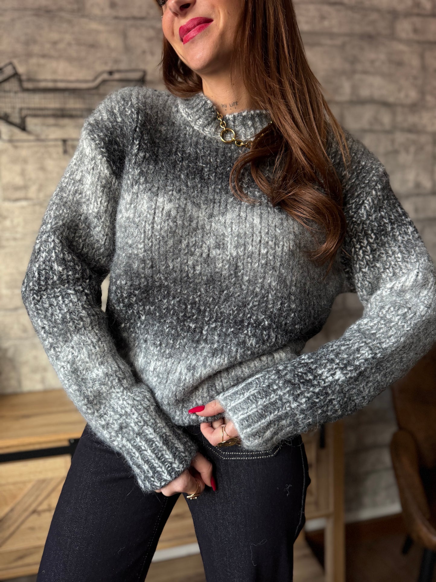 Pull Anne Gris