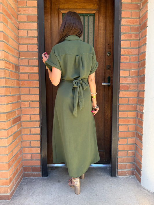 Robe Louise Kaki