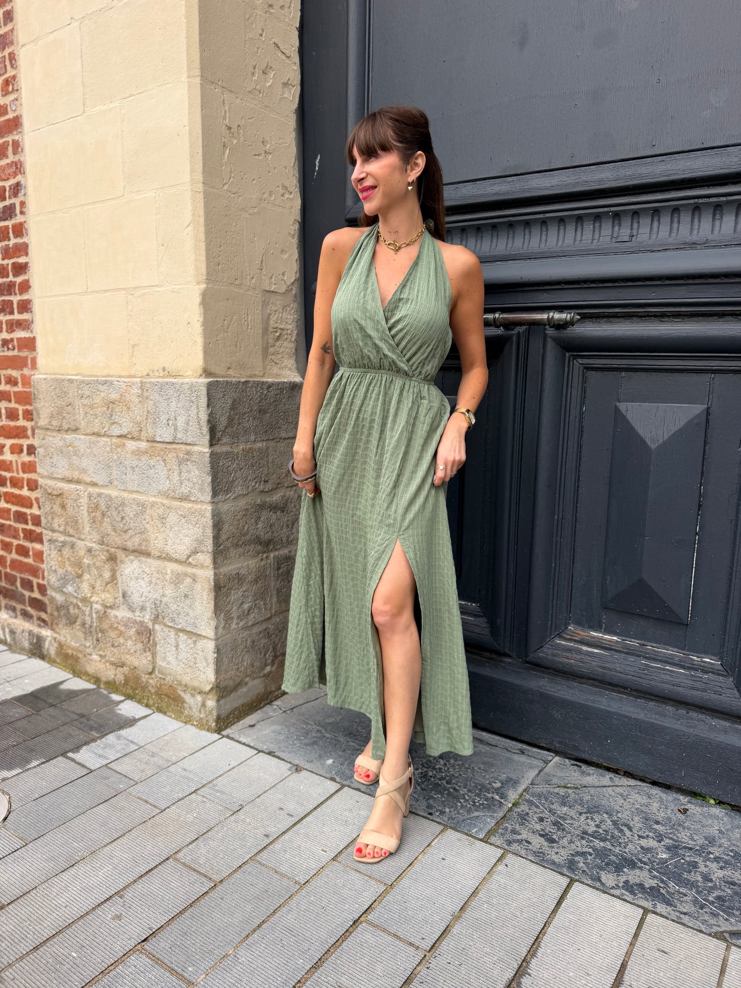 Robe Tiana Kaki