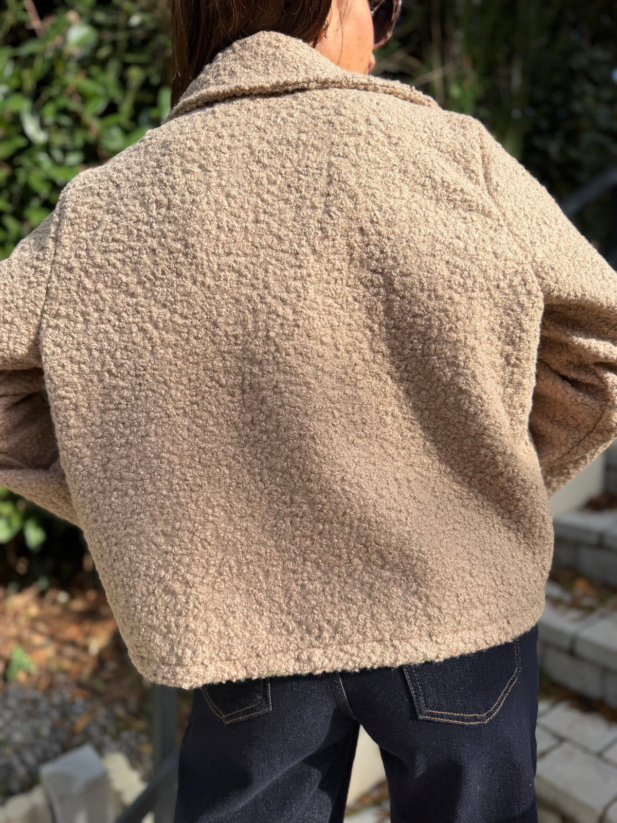 Veste Bouclette Sable
