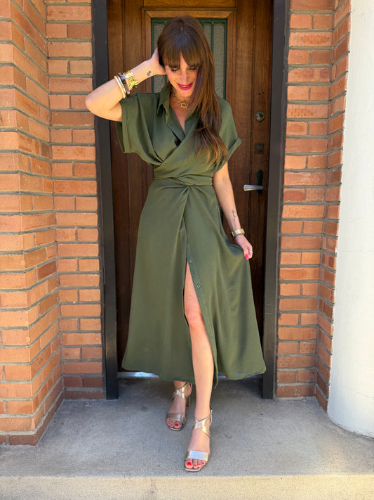 Robe Louise Kaki