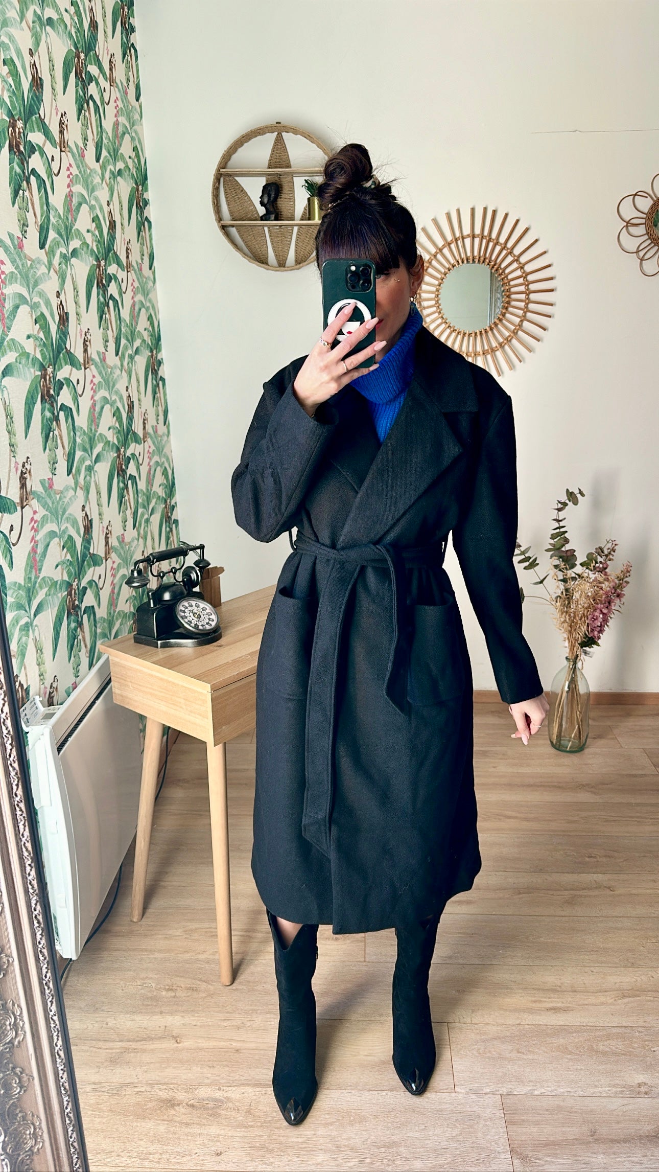 Trench Hiver Noir