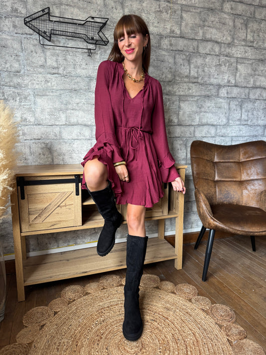 Robe Emy Bordeaux