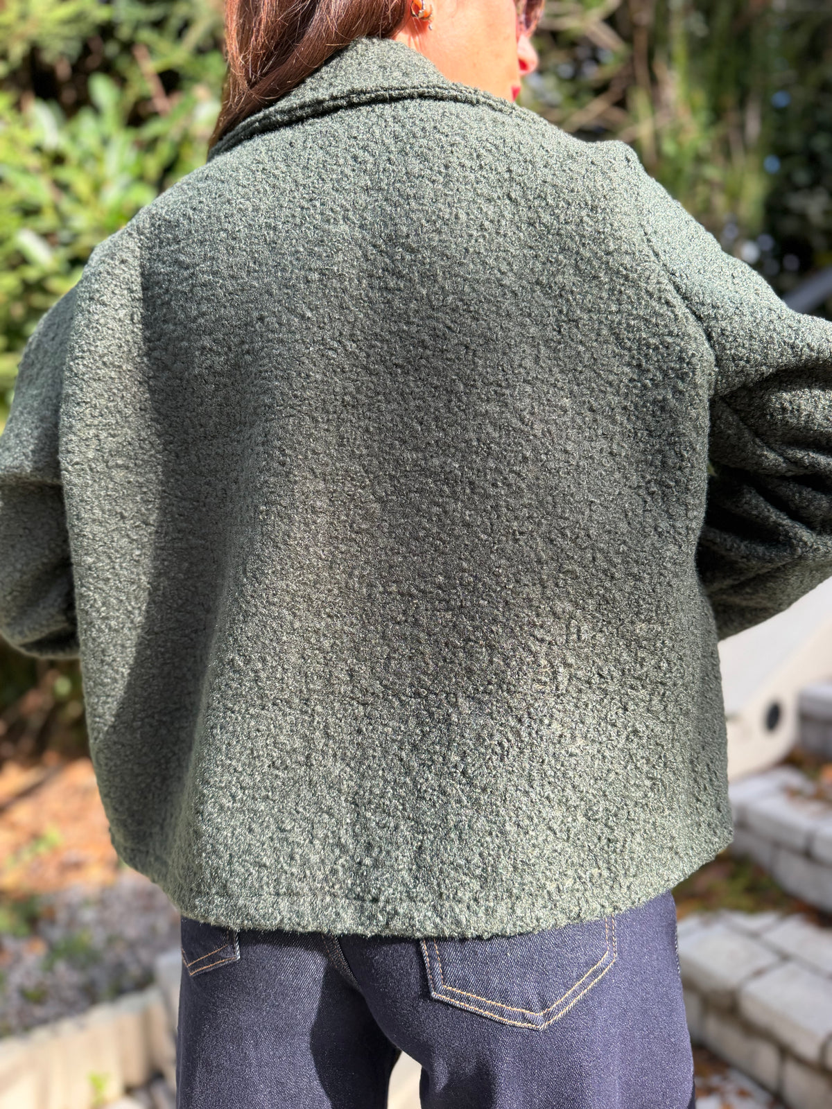 Veste Bouclette Kaki