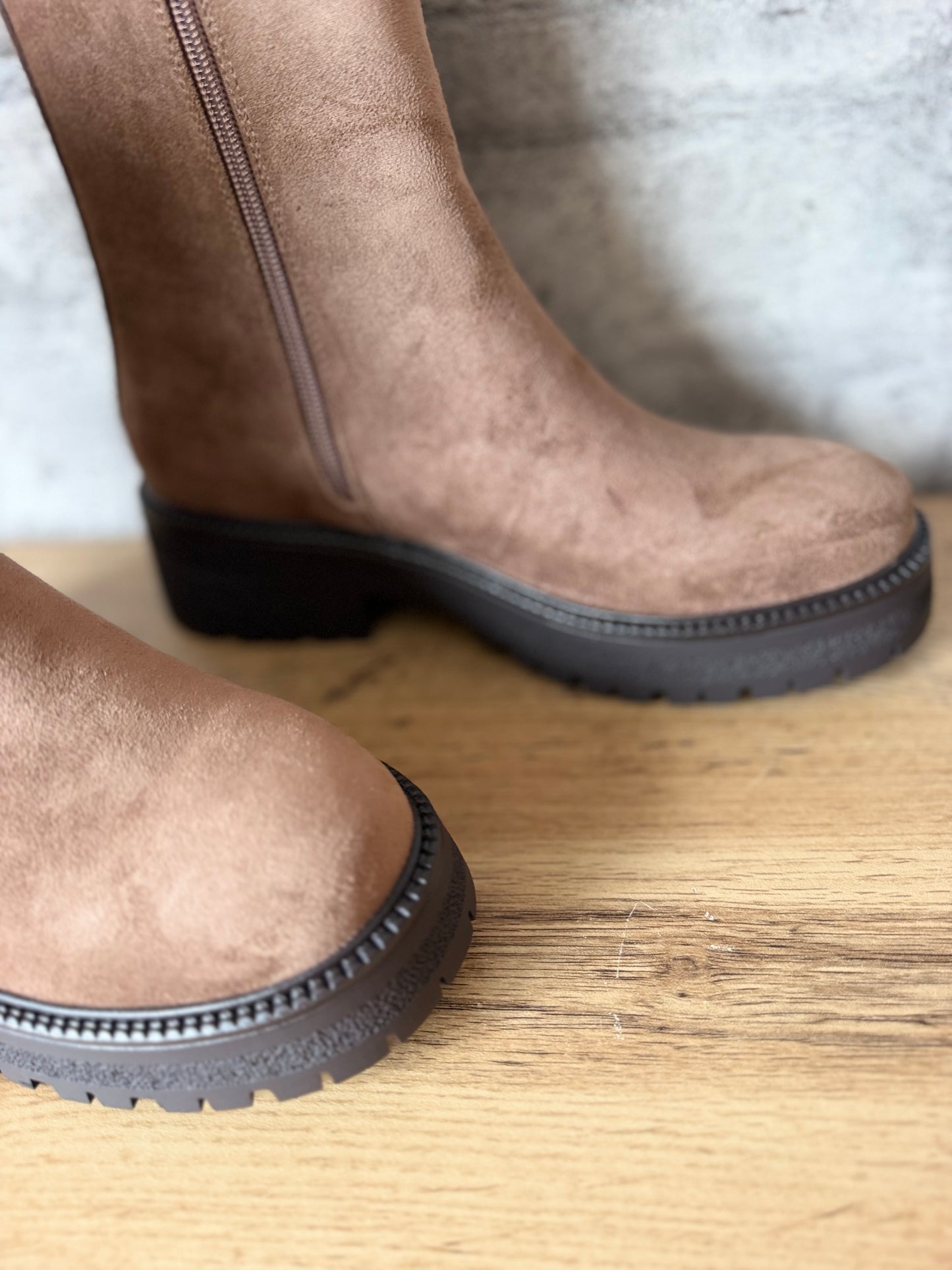 Boots Tina Sable Léopard