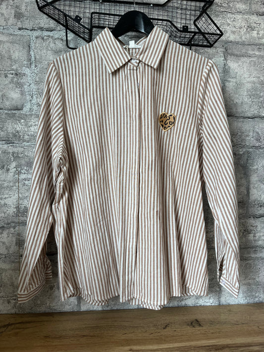 Chemise Rayé Coeur Pulpeuse