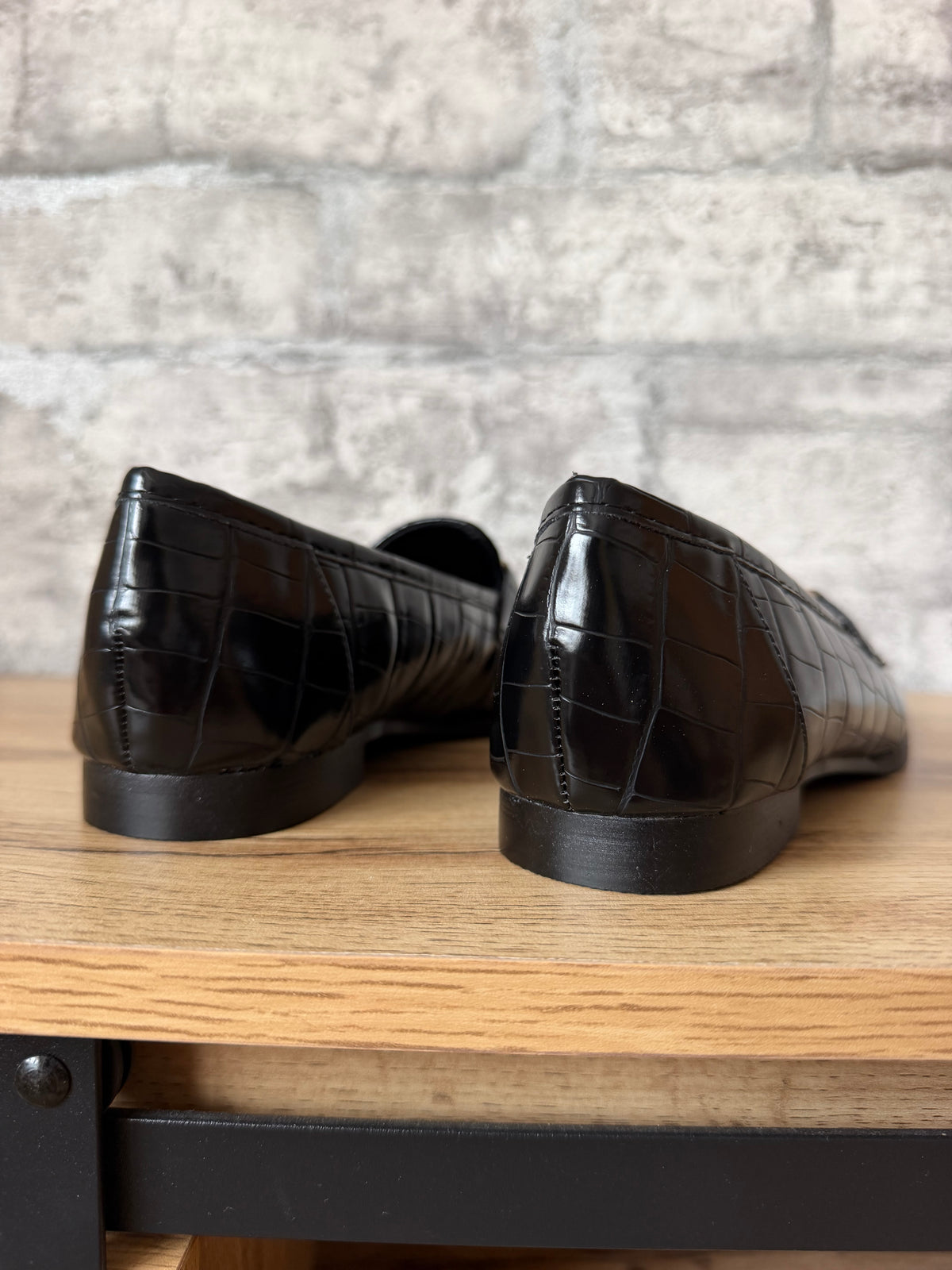 Mocassin Croco Noir