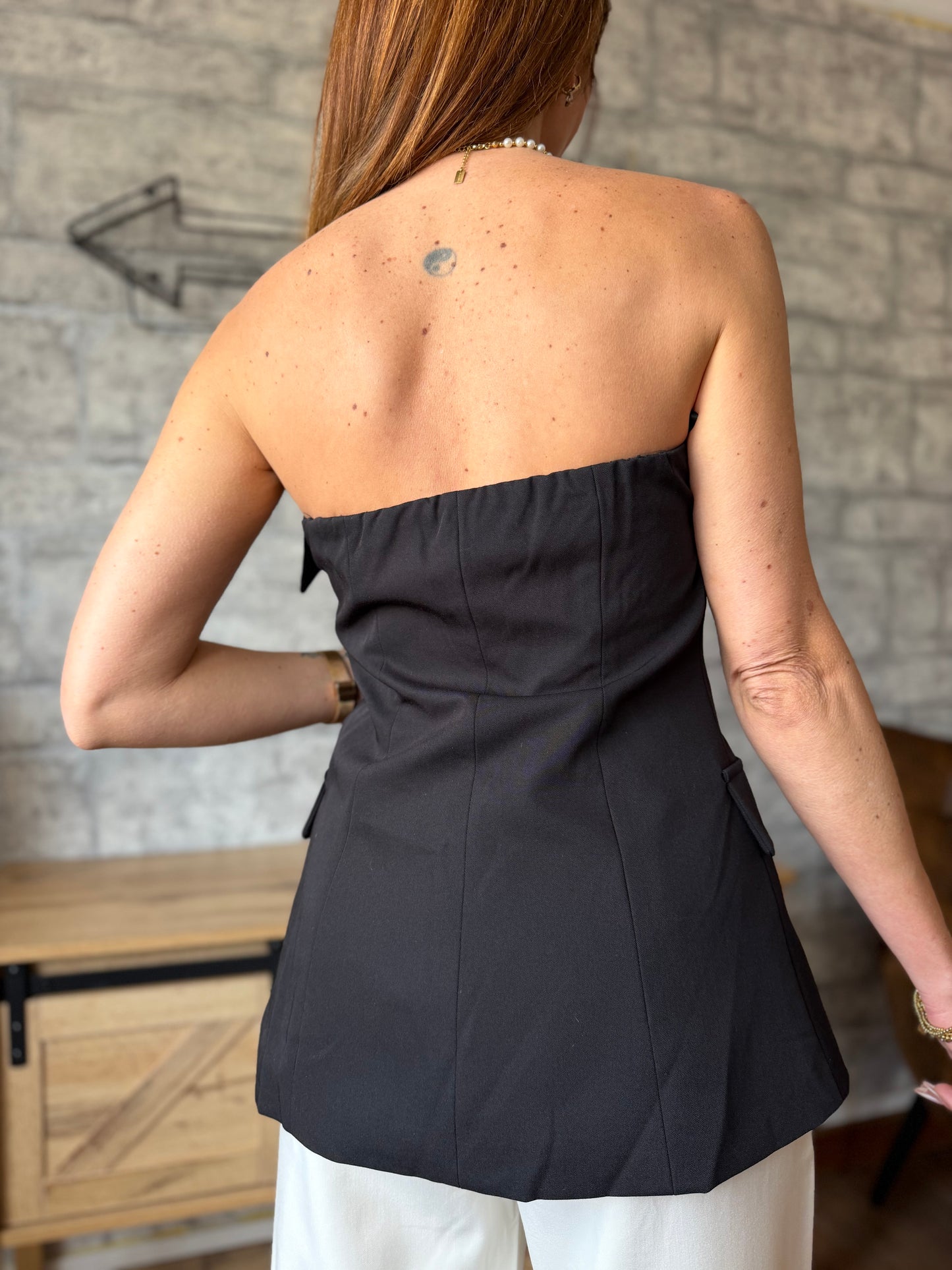 Bustier Blazer Arnold Noir