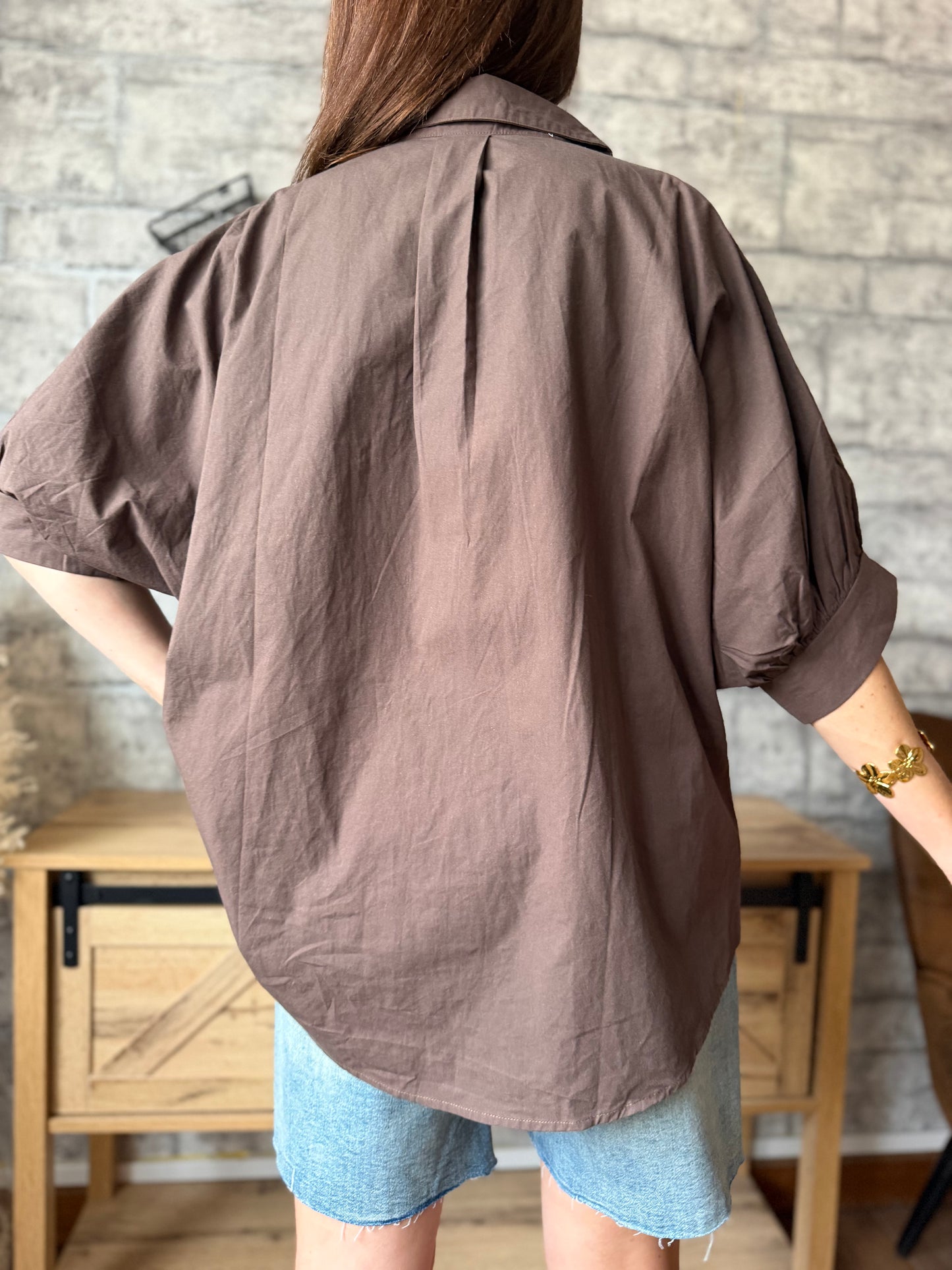 Chemise Ava Chocolat