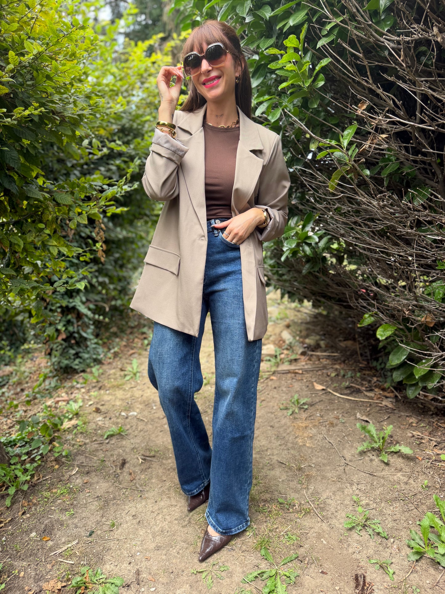 Blazer Michel Sable