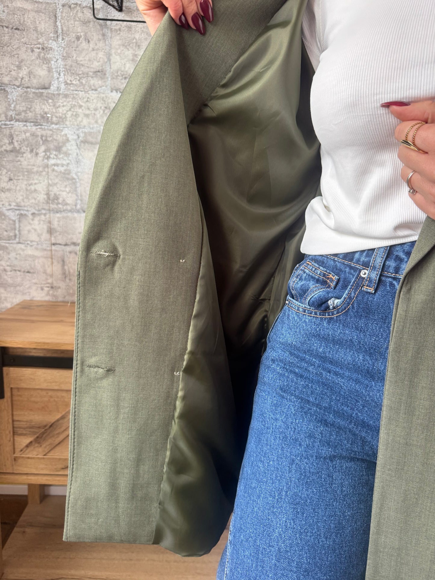 Veste Oversize Kaki