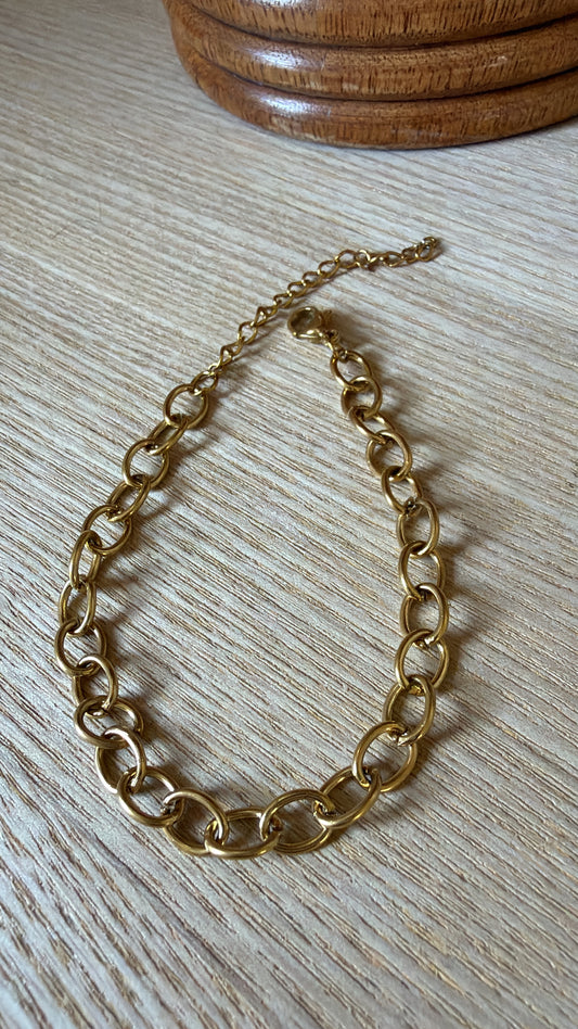 Bracelet Chaîne Doré