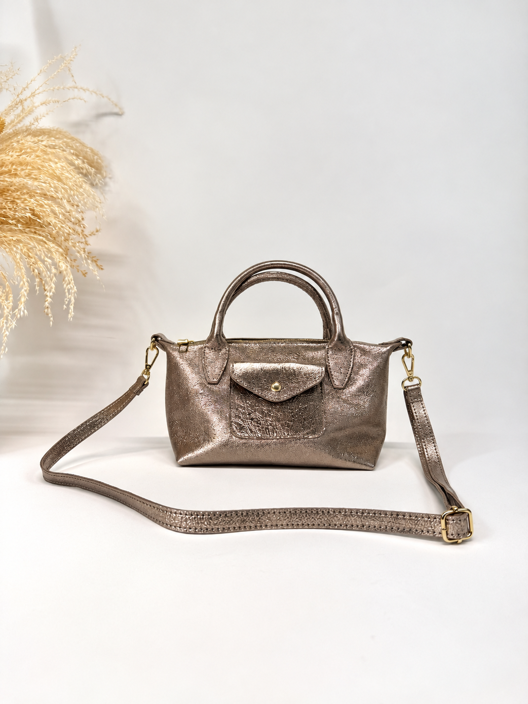 Sac CUIR Bronze