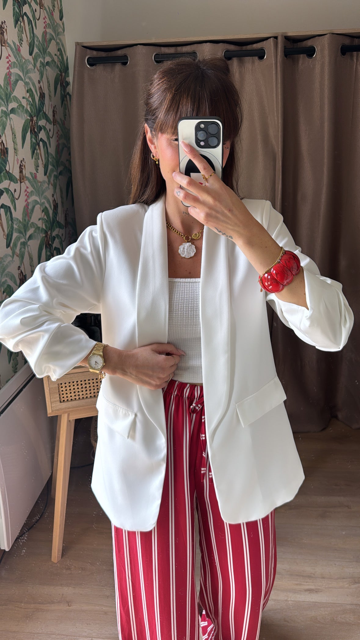 Blazer Uni Blanc