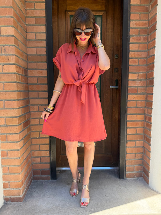 Robe Caline Vieux Rose
