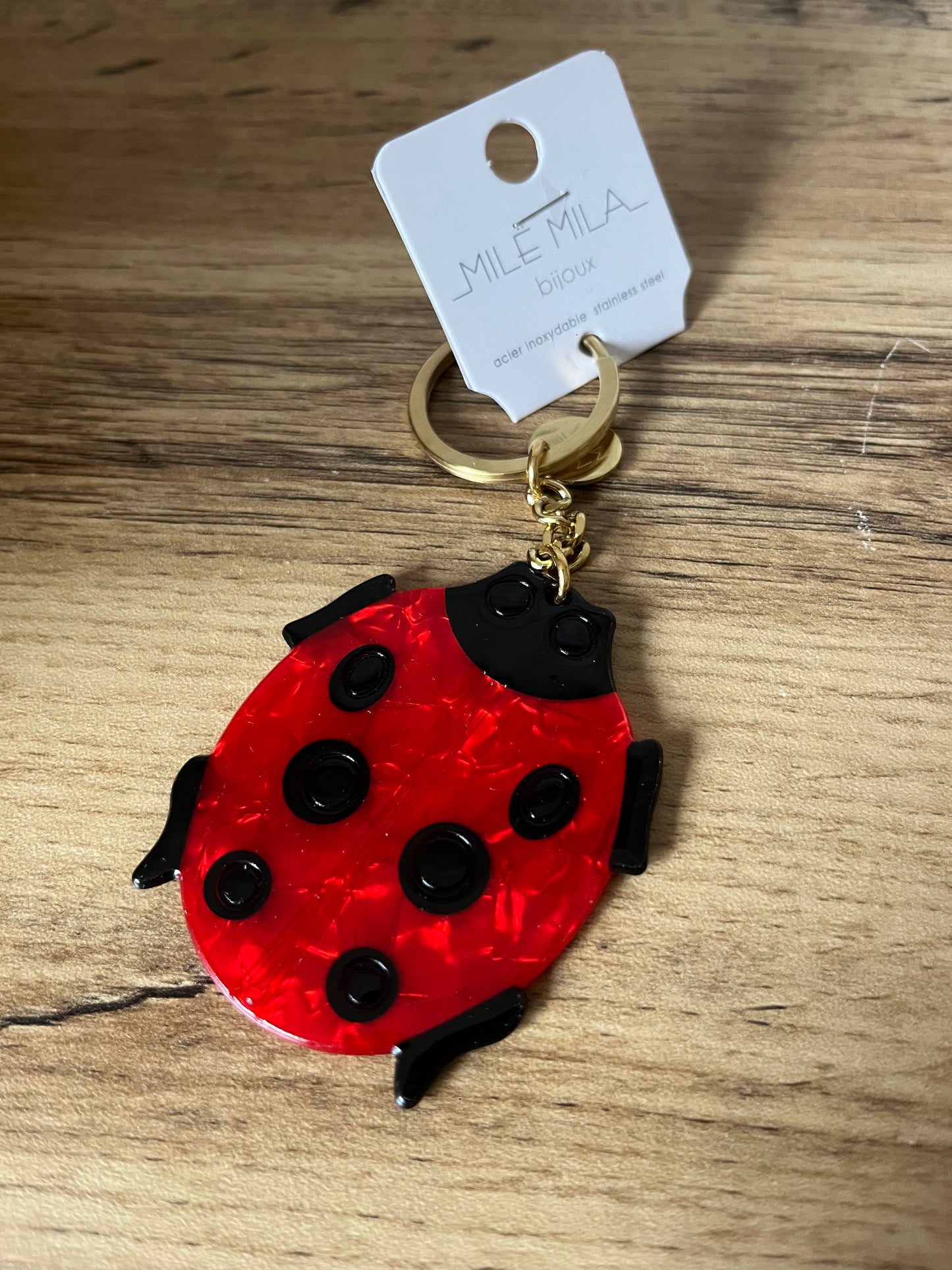 Porte clés Coccinelle